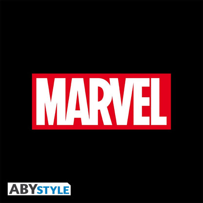 Marvel Logo Design Licensed Black & Red Unisex One Size Fits All Snapback Cap