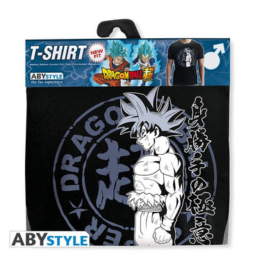 Son Goku Ultra Instinct Design Licensed Dragon Ball Super Extra Black T-Shirt for Men
