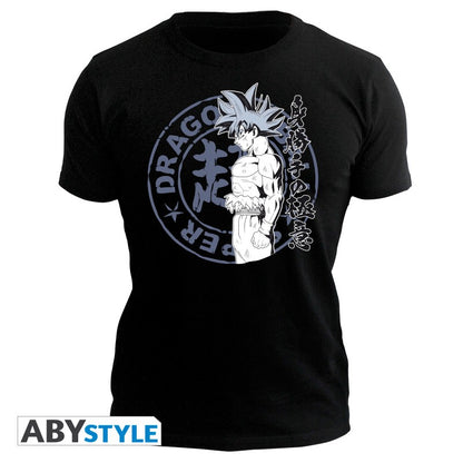 Son Goku Ultra Instinct Design Licensed Dragon Ball Super Extra Black T-Shirt for Men