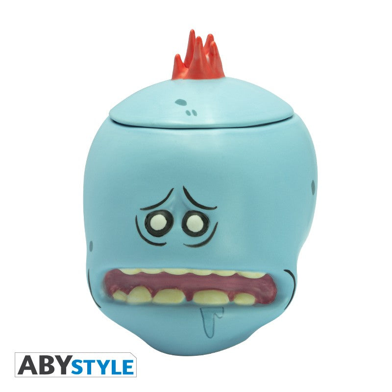Mr. Meeseeks Head Design Rick and Morty Licensed Blue 450 ml Ceramic 3D Mug