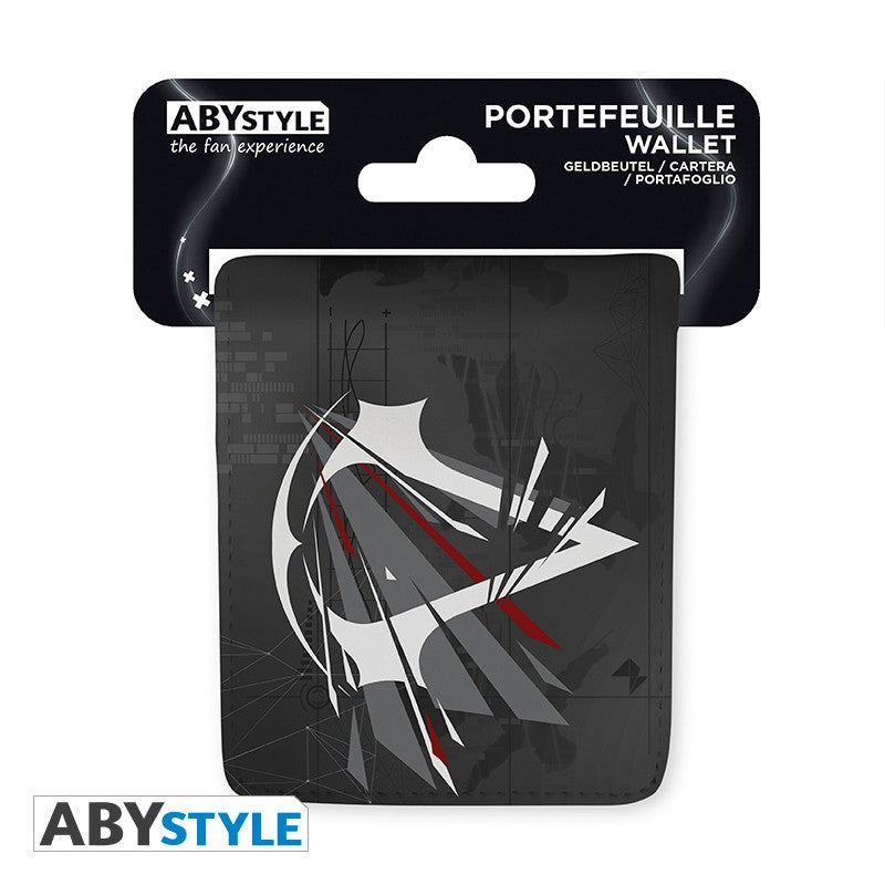 Valhalla Crest Logo/Emblem Design Assasin's Creed Licensed Black Bi-Fold Vinyl Wallet Unisex