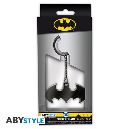 Batman Batarang Design DC Comics Licensed Black High Quality Metal 3D Keychain