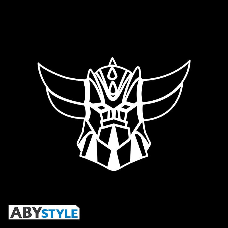 UFO Super Robot Grendizer Symbol/Emblem Design Licensed Goldorak Black T-Shirt for Men