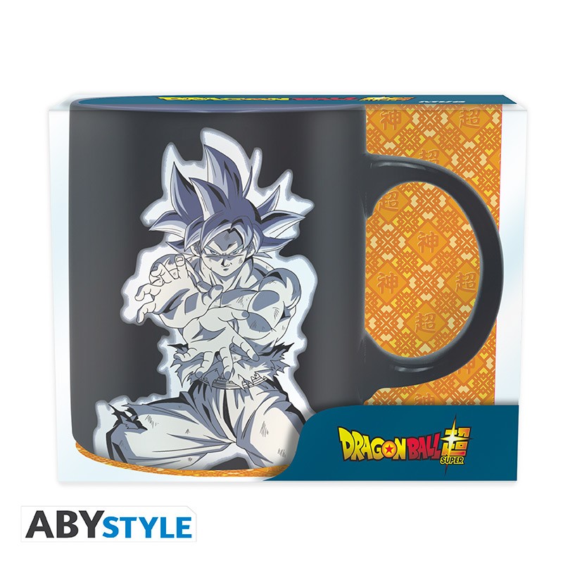 Son Goku Ultra Instinct - Kanji Design Dragon Ball Super Licensed Black 320 ml High Quality Ceramic Mug