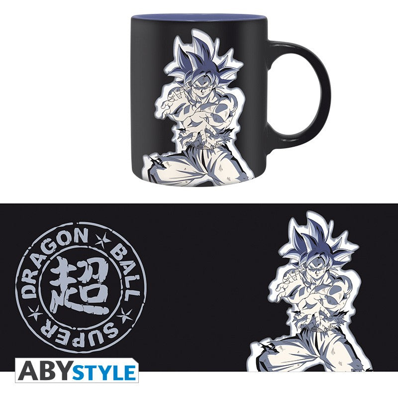 Son Goku Ultra Instinct - Kanji Design Dragon Ball Super Licensed Black 320 ml High Quality Ceramic Mug