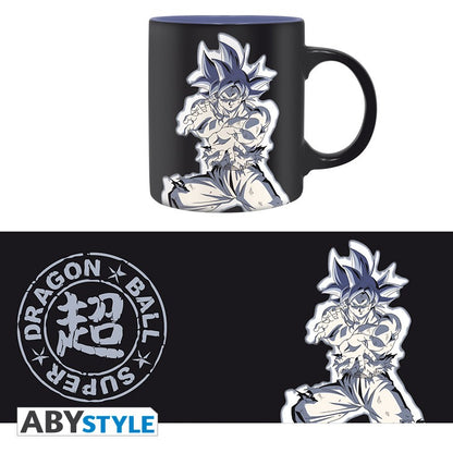 Son Goku Ultra Instinct - Kanji Design Dragon Ball Super Licensed Black 320 ml High Quality Ceramic Mug