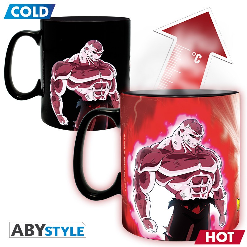 Son Goku vs Jiren Design Dragon Ball Z Licensed Black 460 ml Ceramic Heat Changing Mug