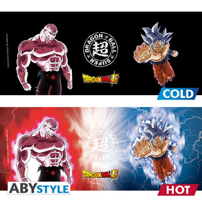 Son Goku vs Jiren Design Dragon Ball Z Licensed Black 460 ml Ceramic Heat Changing Mug