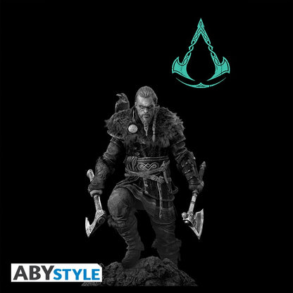Eivor Viking Mini Valhalla Crest Design Licensed Assasin's Creed Black T-Shirt for Men