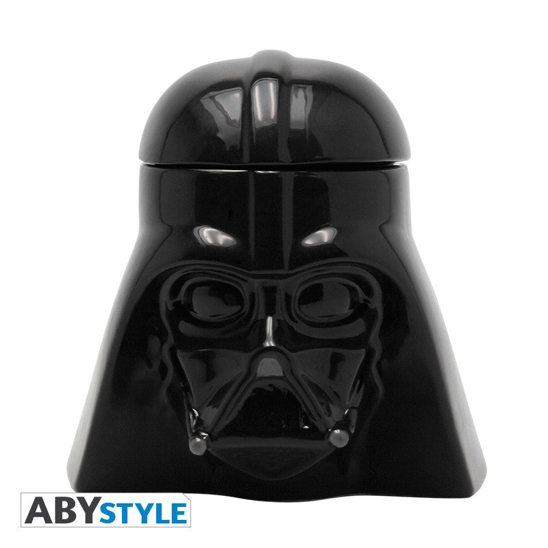 Darth Vader Head Gear Design Star Wars Licensed Black 350 ml Ceramic 3D Mug