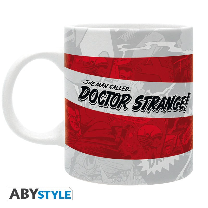 Stephen Strange The Man Called Dr. Strange Text Design Marvel Licensed White 320 ml High Quality Ceramic Mug