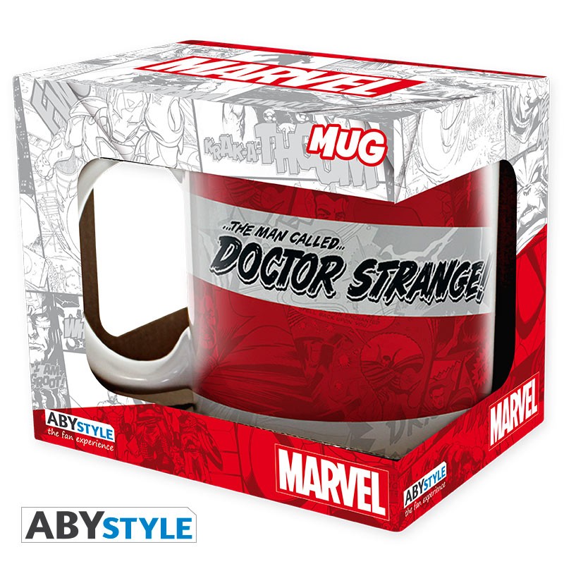Stephen Strange The Man Called Dr. Strange Text Design Marvel Licensed White 320 ml High Quality Ceramic Mug
