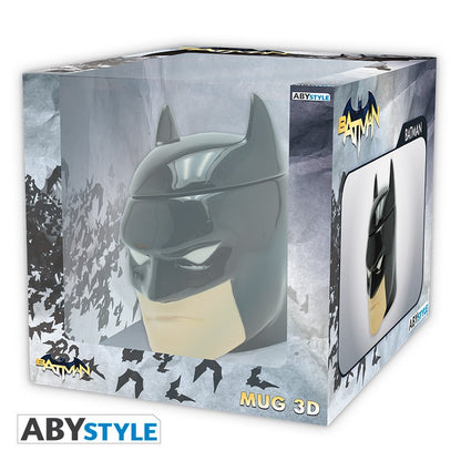 Batman Head Design DC Comics Licensed Black 300 ml Ceramic 3D Mug