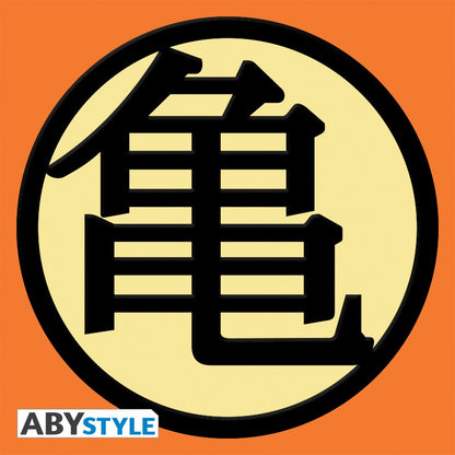 Kame Kanji Symbol Design Dragon Ball Licensed Black & Orange Unisex One Size Fits All Snapback Cap