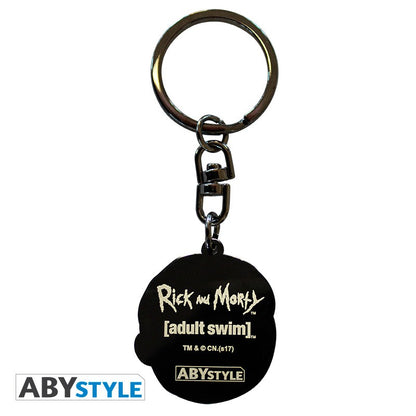 Rick and Morty Morty's Face Design Adult Swim Licensed Multi-Color High Quality Metal Keychain