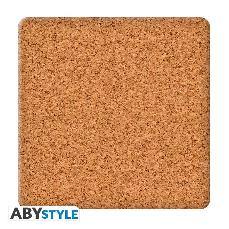 Rick and Morty Adult Swim Licensed Cork Material Set of 4 Coasters