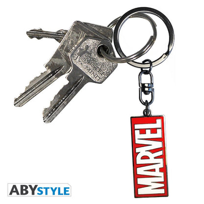 Marvel Logo Design Marvel Licensed Red High Quality Metal Keychain