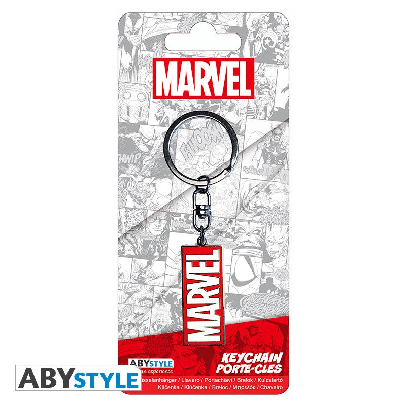 Marvel Logo Design Marvel Licensed Red High Quality Metal Keychain