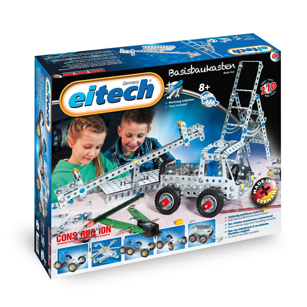 eitech Construction Classic Basic Set  270 Pieces Metal Building Kit
