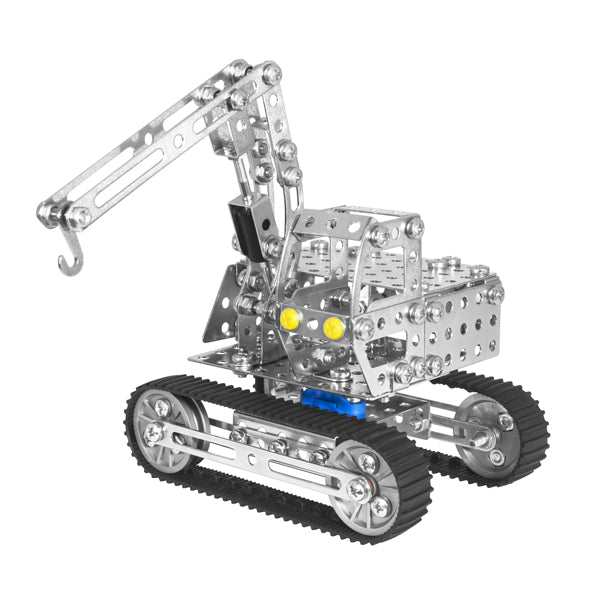 eitech Construction Classic Set Excavator + Crane Truck 340 Pieces Metal Building Kit