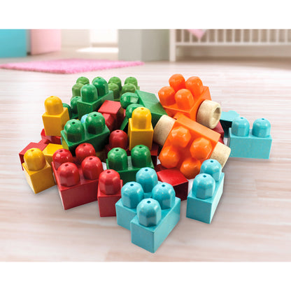 Anbac Anti-Bacterial Building Blocks 40 Pieces Learning Toy