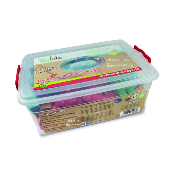 Anbac Anti-Bacterial Building Blocks 95 Pieces Learning Toy