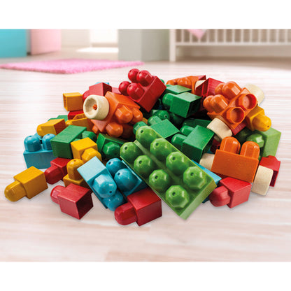 Anbac Anti-Bacterial Building Blocks 95 Pieces Learning Toy