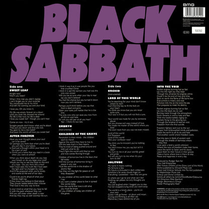 Black Sabbath - Master Of Reality - LP (Purple Vinyl)