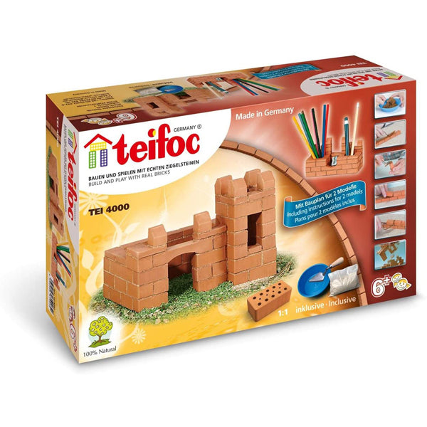 Teifoc TEI 4000 Castle Pen Holder / Variation 85 pieces Brick Construction Kit