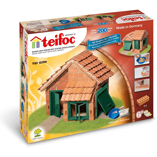 Teifoc TEI 4210 Tile Roof House 200 pieces Brick Construction Kit