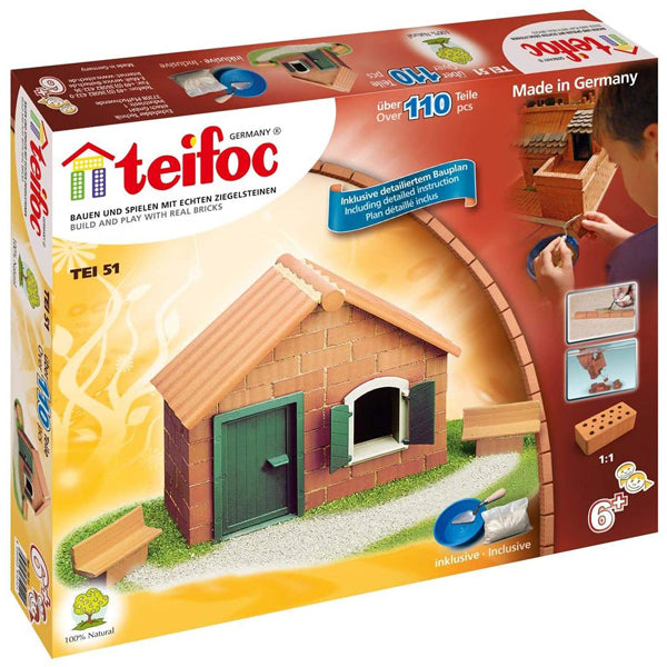 Teifoc TEI 51 Starter House Set 110 pieces Brick Construction Kit