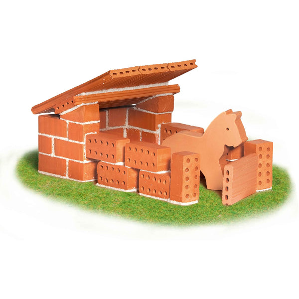 Teifoc TEI 1021 Horse Stable 35 pieces Brick Construction Kit