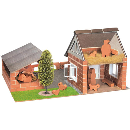 Teifoc TEI 4600 Farm House 180 pieces Brick Construction Kit