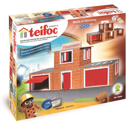 Teifoc TEI 4800 Fire Station Brick Construction Kit