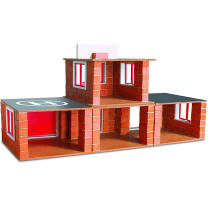 Teifoc TEI 4800 Fire Station 220 pieces Brick Construction Kit