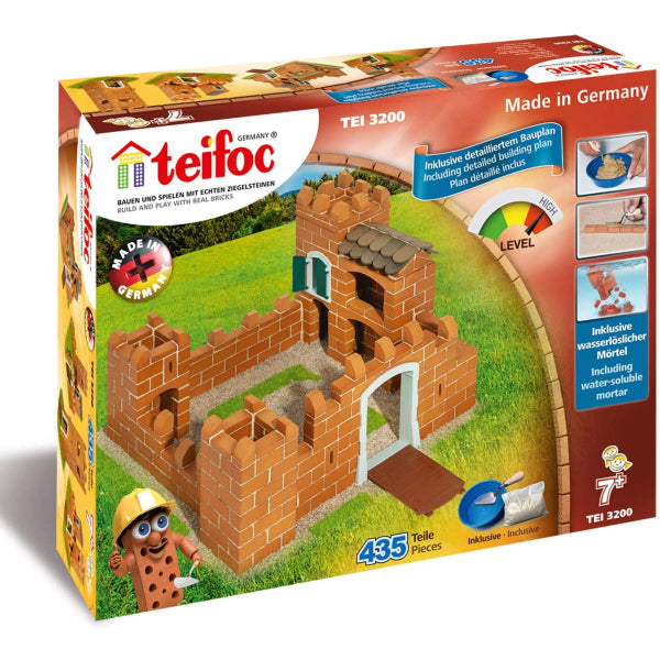 Teifoc TEI 3200 Knight's Castle 435 pieces Brick Construction Kit