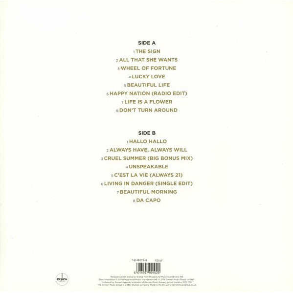 Buy Ace Of Base - Gold - LP (Gold Vinyl/Greatest Hits). Now