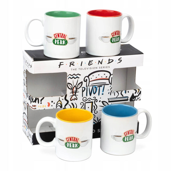 F.R.I.E.N.D.S. Central Perk 150 ml 4x Ceramic Espresso Mug Gift Set