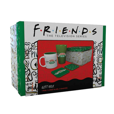 F.R.I.E.N.D.S. Central Perk Drinkware Gift Box (Mug & Glass & 2 Coasters)