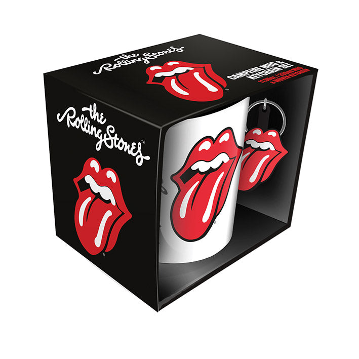 The Rolling Stones (Lips)  Campfire Mug and Keychain Set