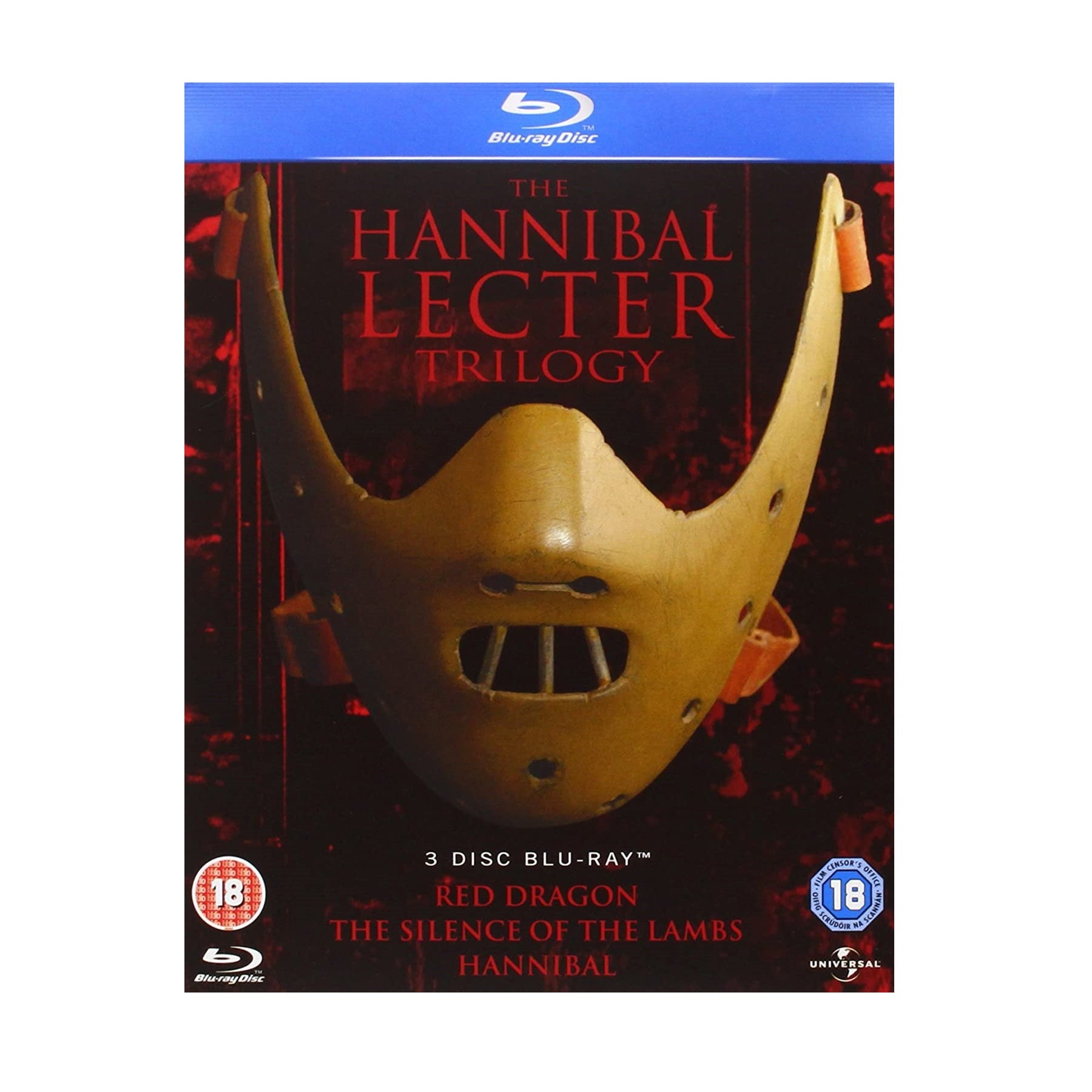 The Hannibal Lecter Trilogy - 3 Disc Collection - Blu-Ray – cavo.ae