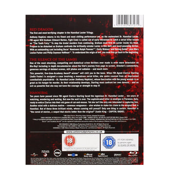 The Hannibal Lecter Trilogy - 3 Disc Collection - Blu-Ray