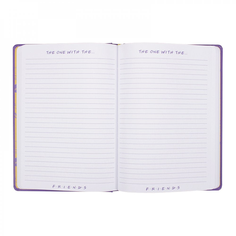 Half Moon Bay F.R.I.E.N.D.S. The One With The… Design Warner Bros. Licensed Purple 240 pages A5 Hardcover Notebook