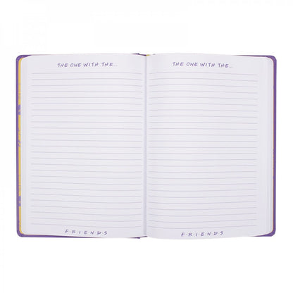 Half Moon Bay F.R.I.E.N.D.S. The One With The… Design Warner Bros. Licensed Purple 240 pages A5 Hardcover Notebook