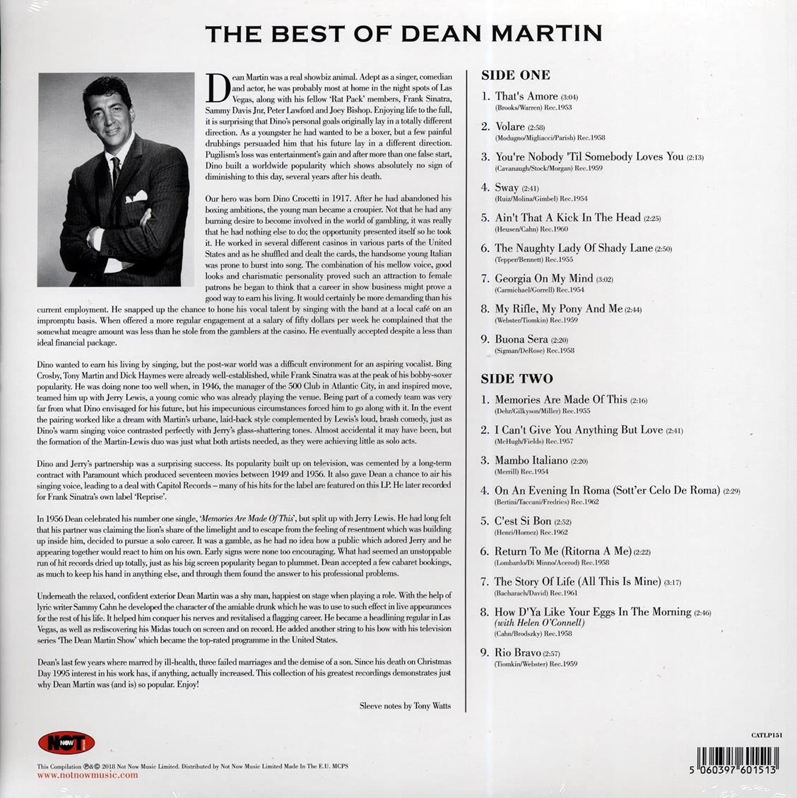 Dean Martin - The Best Of - LP