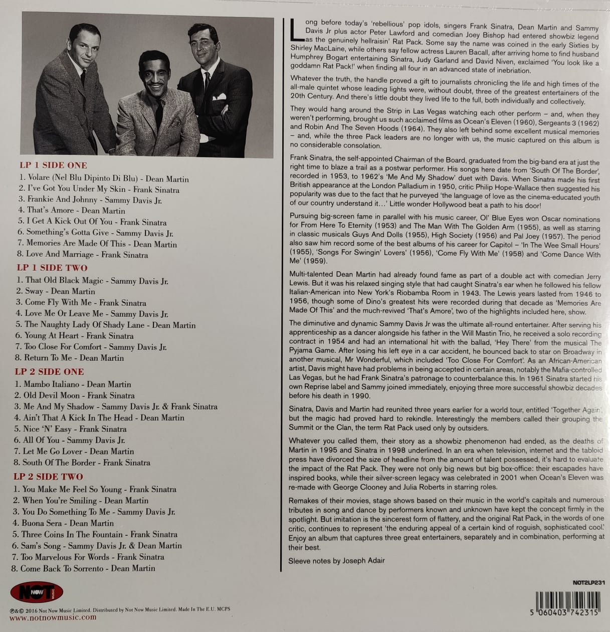 The Rat Pack - The Very Best Of - 2LP