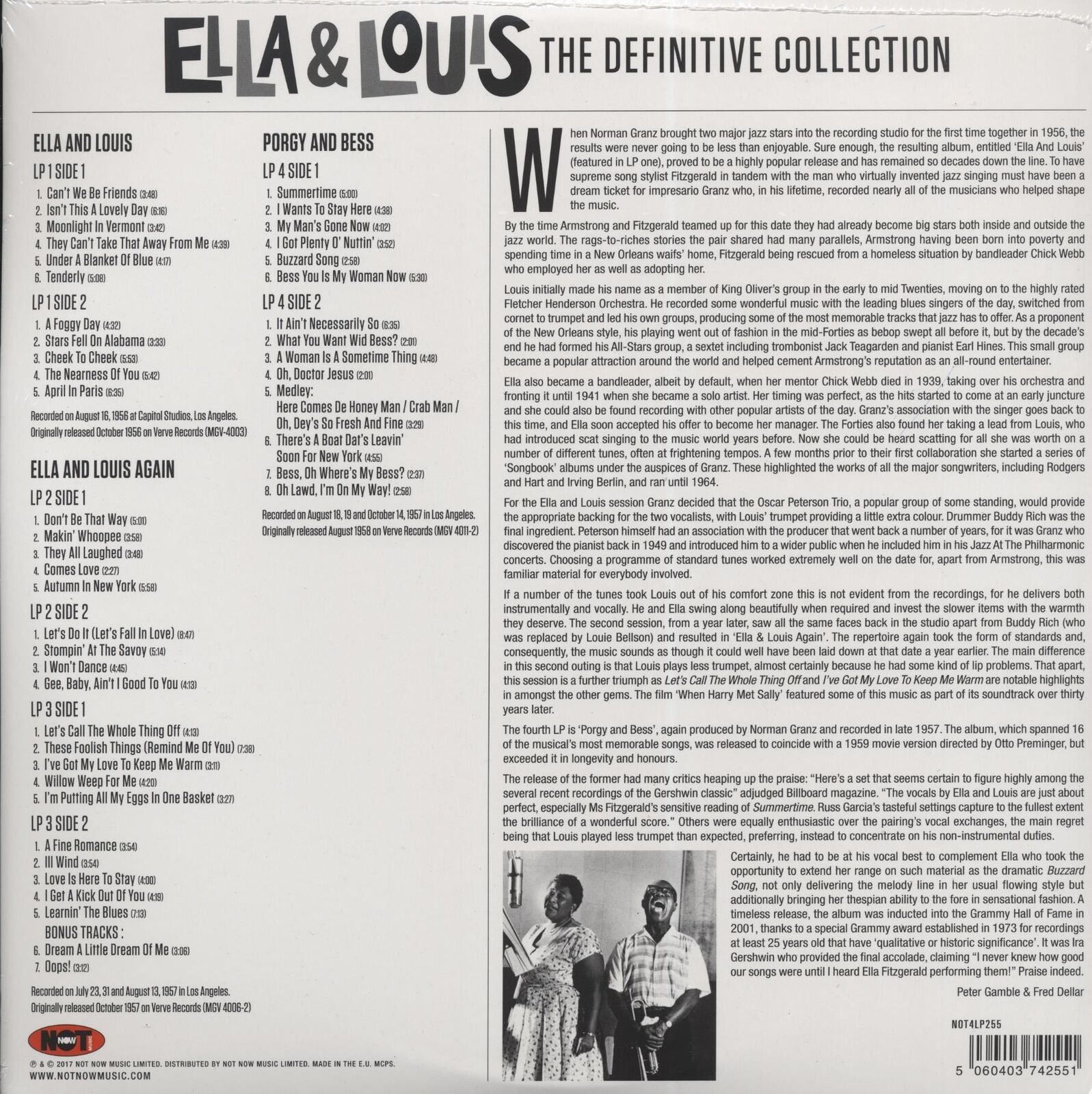 Ella & Louis - The Definitive Collection - 4LP. Shop now online in UAE