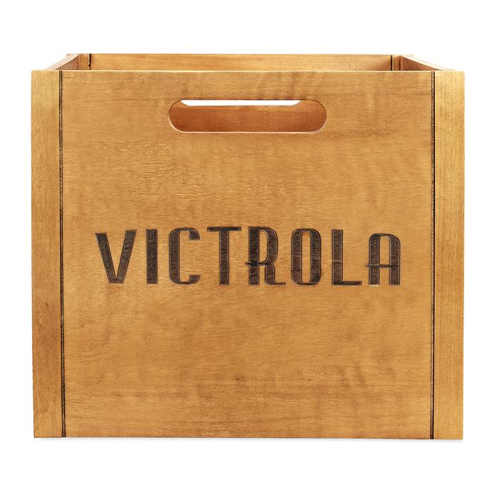 Victrola Wooden Record/Vinyl Crate VA-20