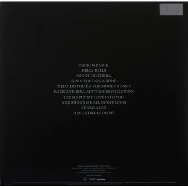 AC/DC - Back in Black - LP