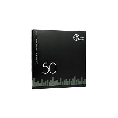 Audio Anatomy - 50 X 12Inch PP Crystal Clear Outer Sleeves (80 Micron)